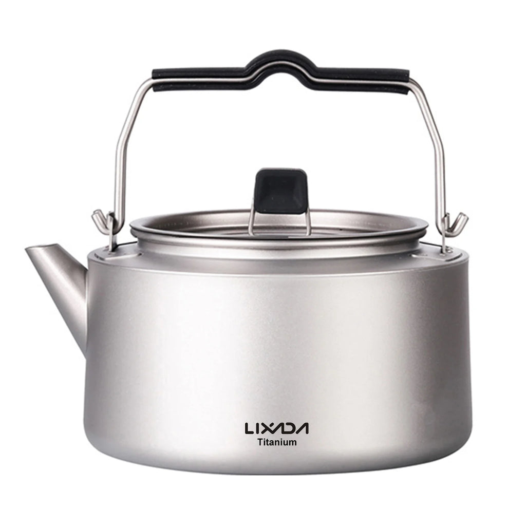 600ml Titanium Camping Tea Kettle Coffee Pot Z3674