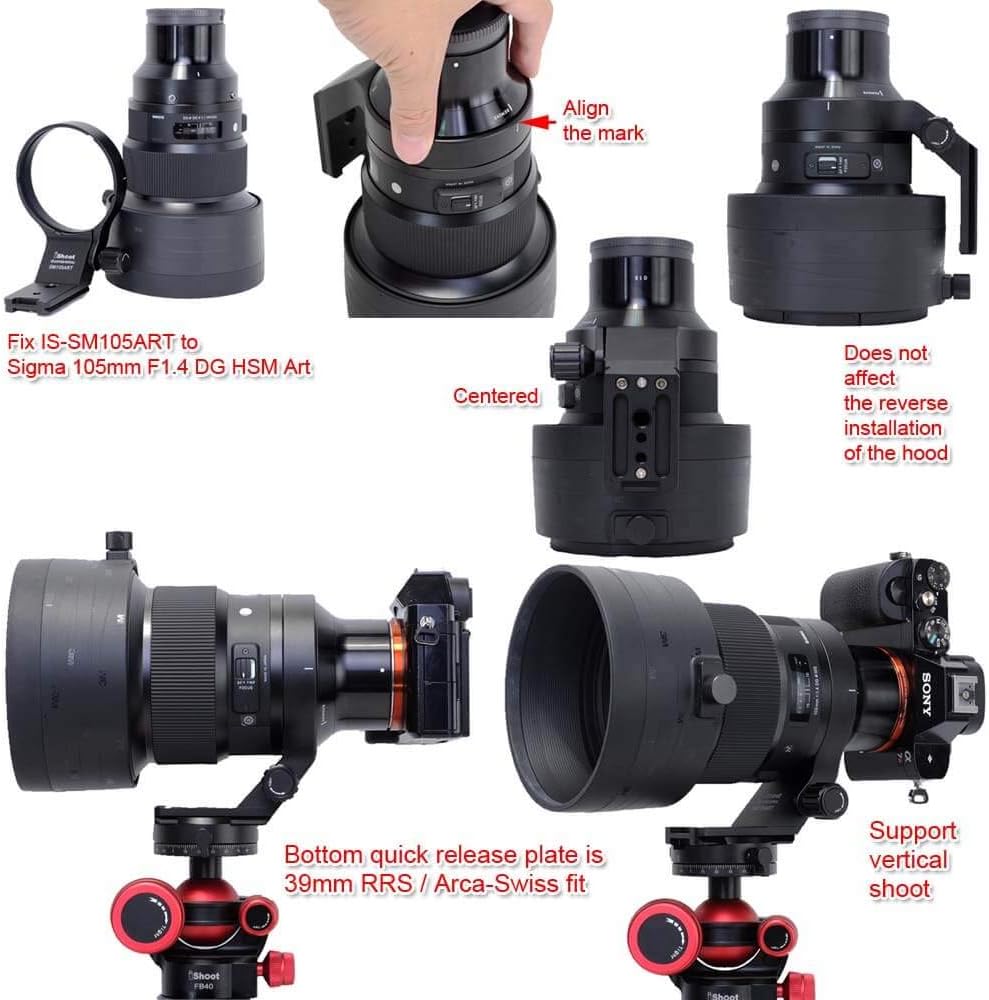 Lens Collar Tripod Mount Ring with Arca Fit Plate U714840