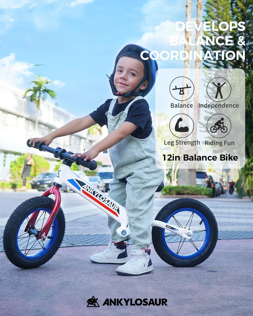 Balance Bike with Adjustable Seat Height F822
