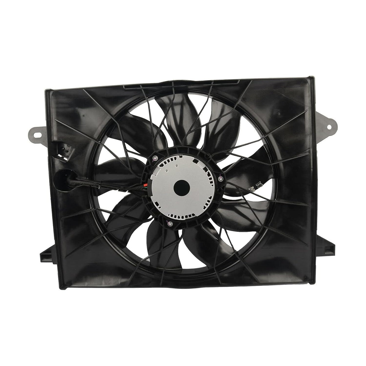 Engine Radiator Dual Cooling Fan Motor Assembly Replacement P65351