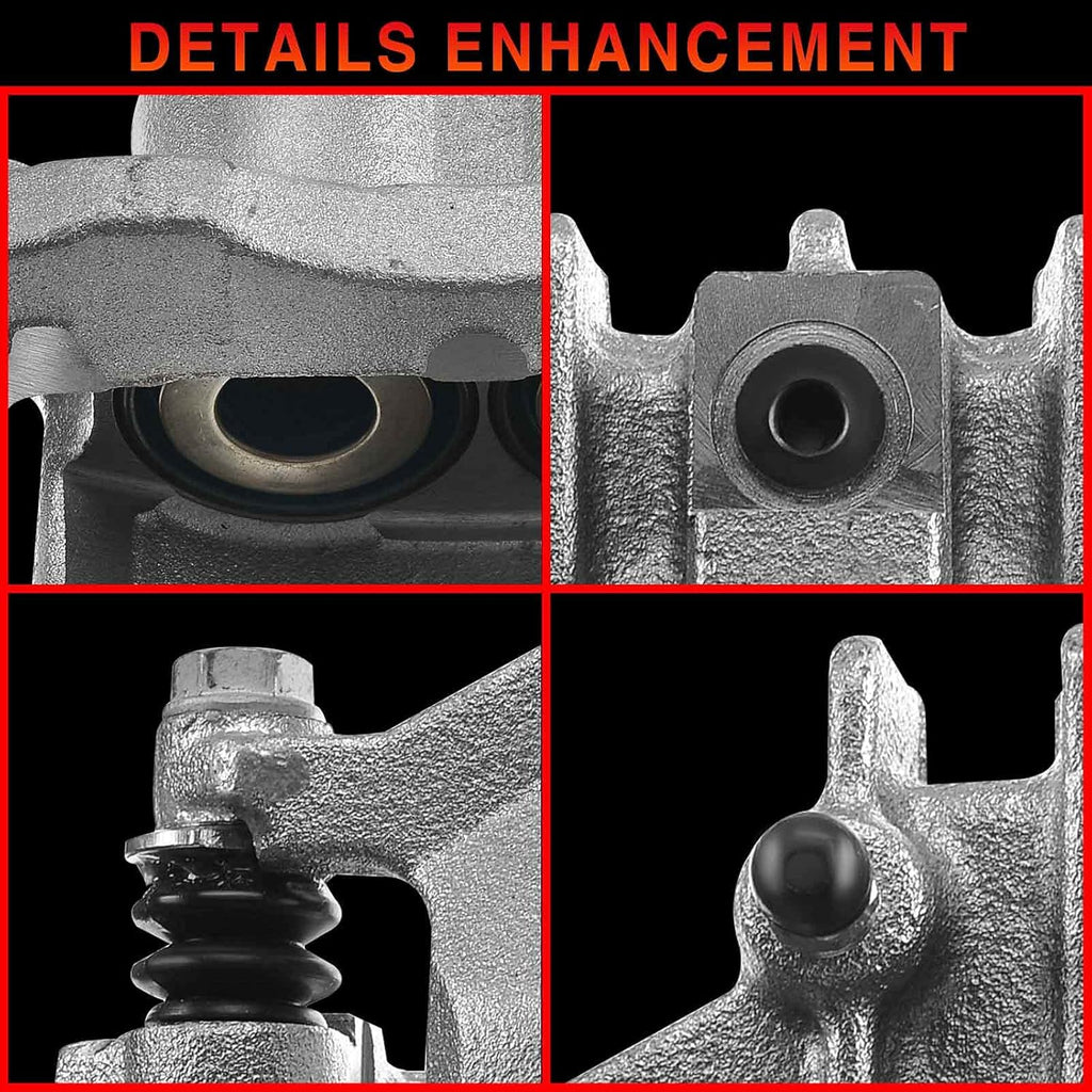 Disc Brake Caliper Assembly with Bracket 2-PC Set U195