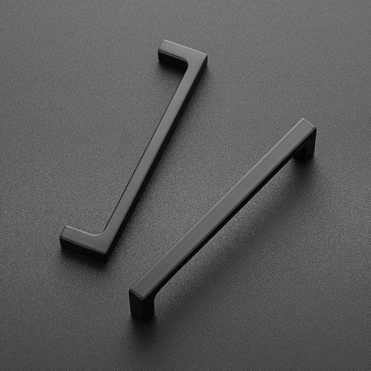 30 Pack Matte Black Square Cabinet Handles C765