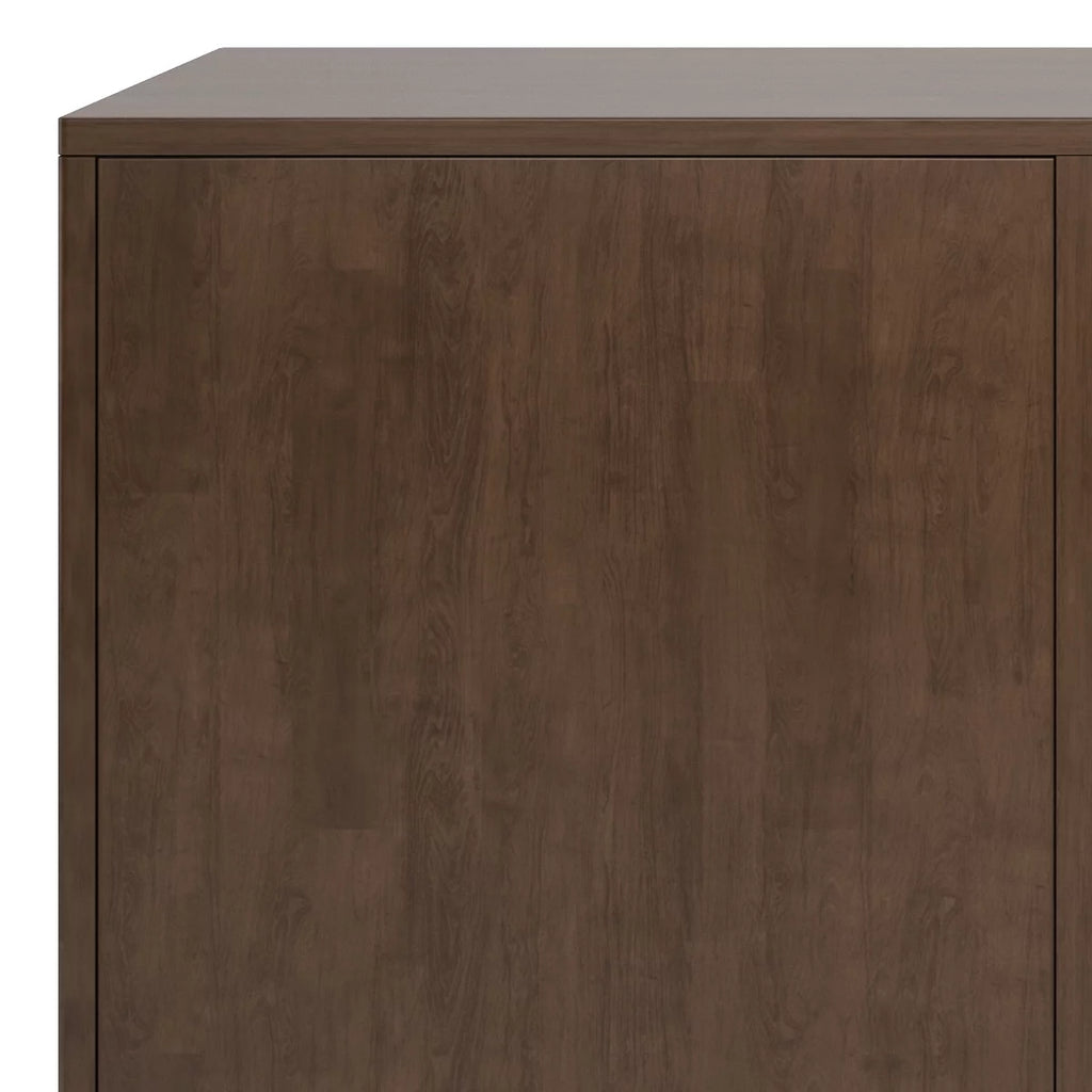 Walnut Brown 60 inch Solid Hardwood Sideboard Buffet V351
