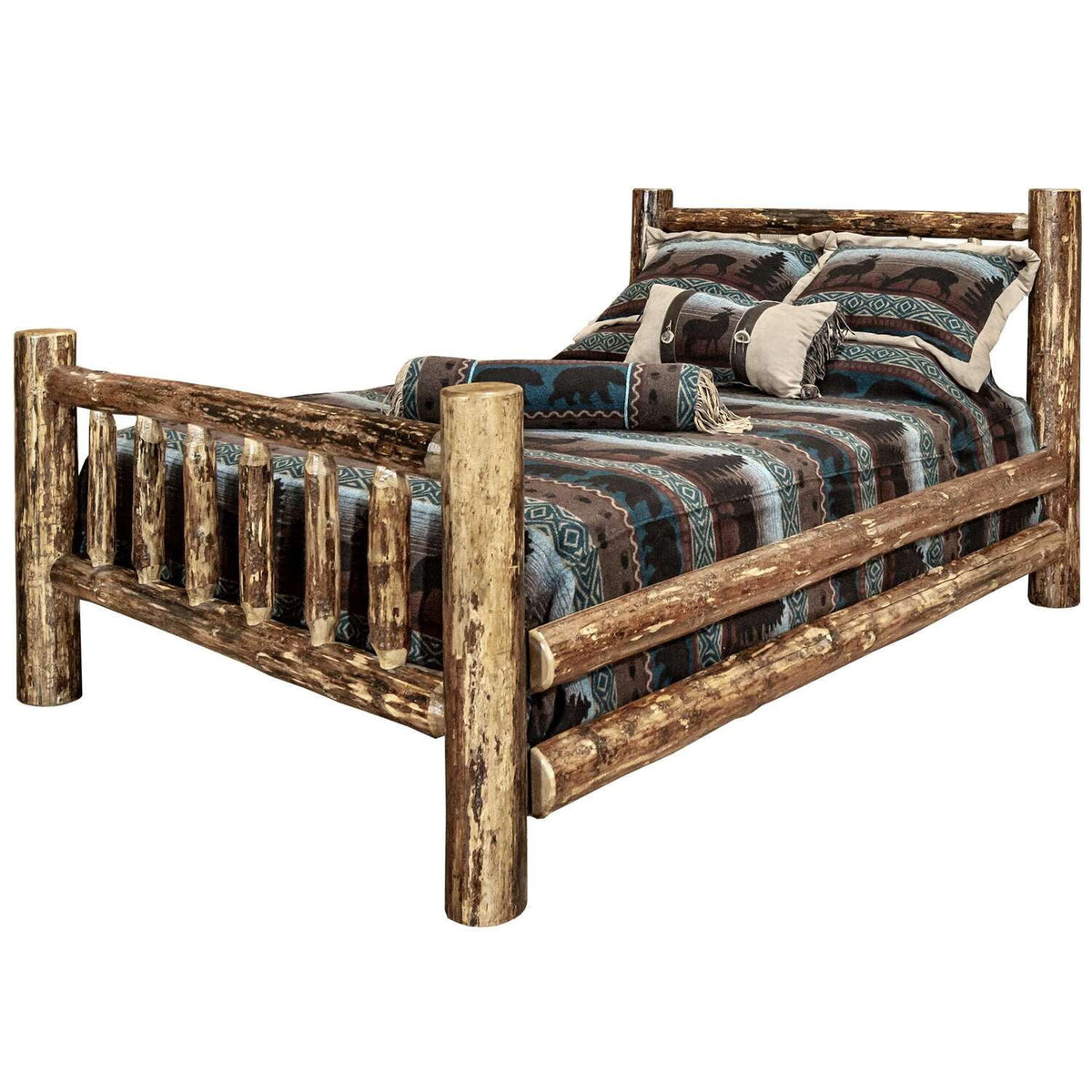 Full Log Bed S44074