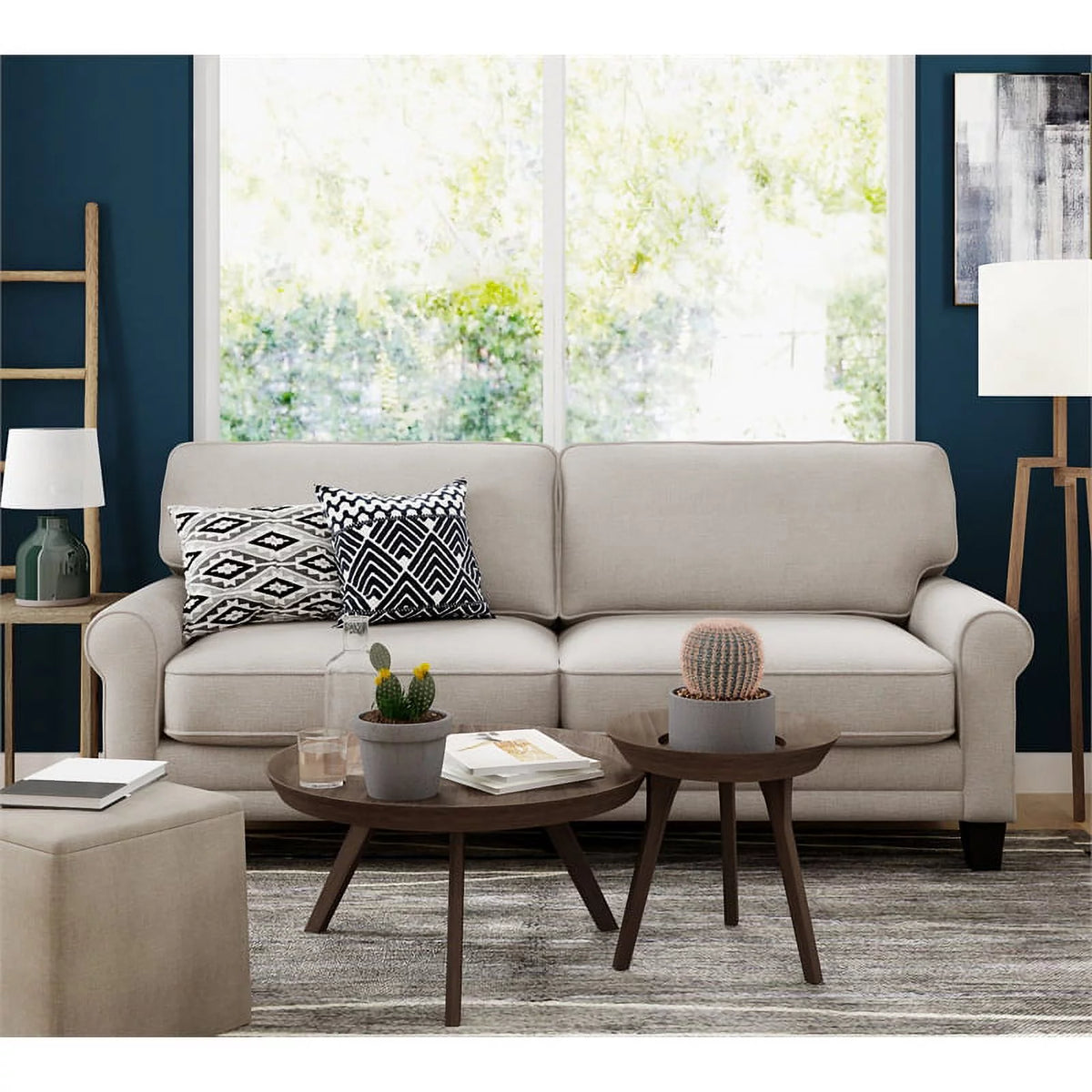 Light Gray Fabric Sofa O50656