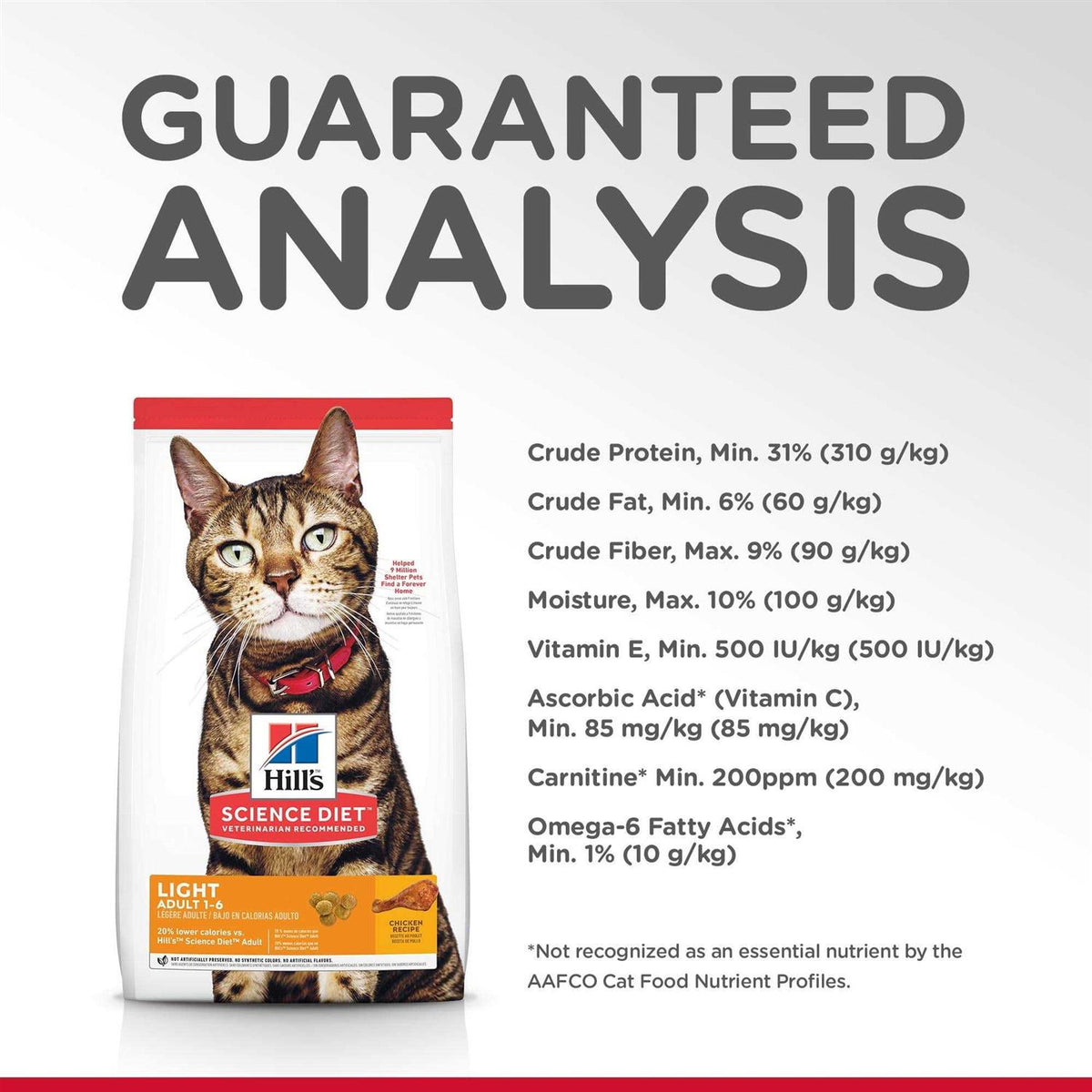 Adult Cat Light Dry Food F391865