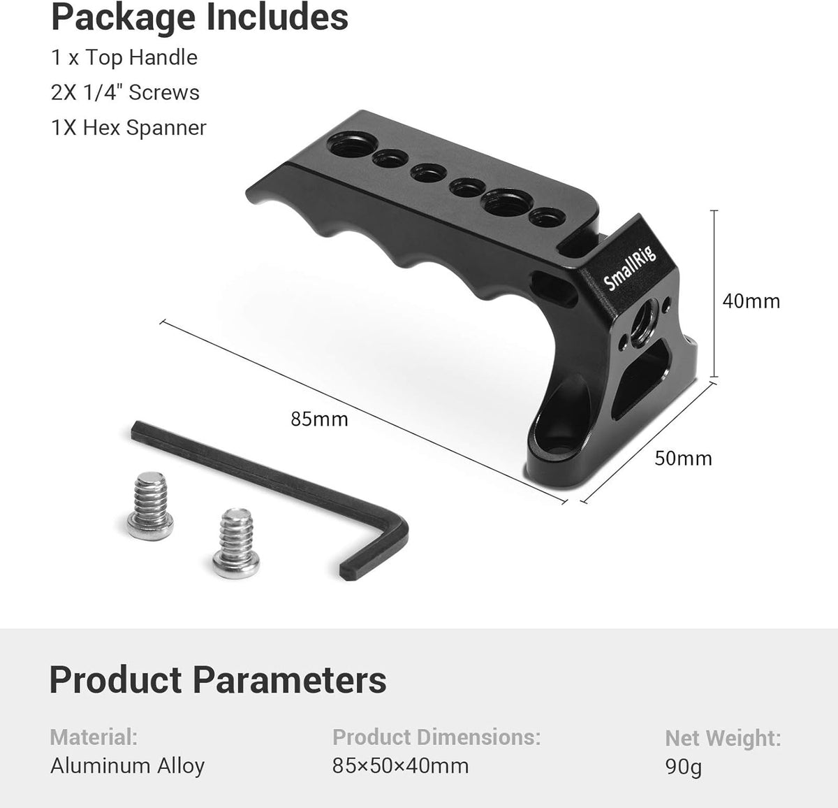 Mini Top Handle for Cameras S44911