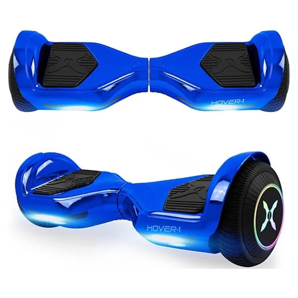 6.5 in LED Wheel Hoverboard, 220 lb Max Weight, Blue M389102