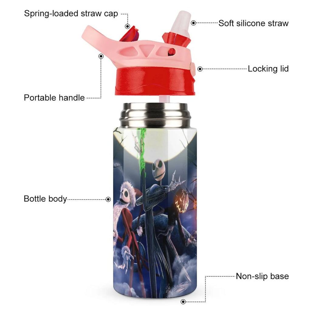 Insulated Stainless Steel Water Bottle With Straw G2901