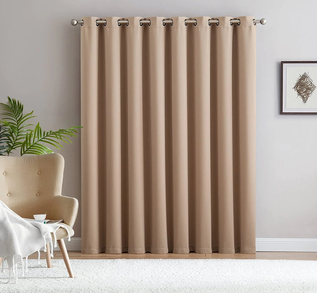 Taupe Thermal Insulated Blackout Curtain 102" x 84" E135
