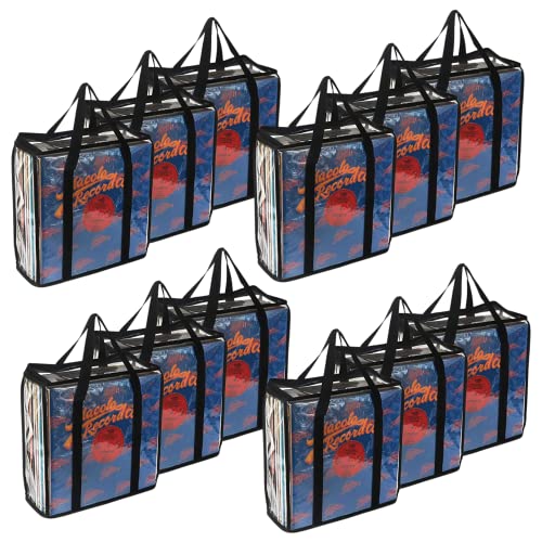 Vinyl Record Storage Cases 6 Pack Clear PVC Z3200