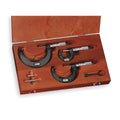 Micrometer Set, 0 to 3 in, 0.0001 in E228