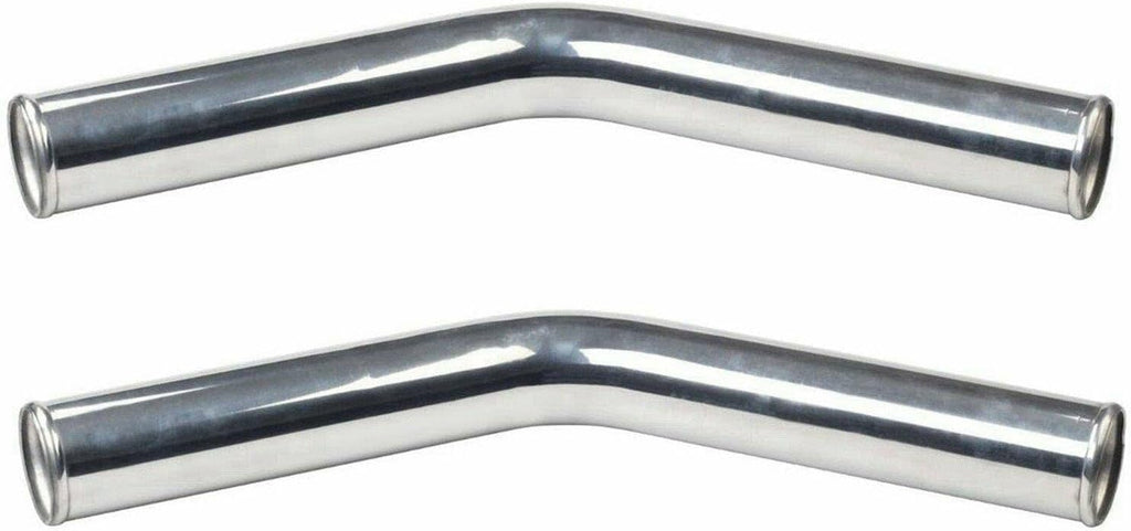 2.5" OD 180 Degree Universal Aluminum Intercooler Intake Pipe 63mm Length 600mm Pack of 2 S72673