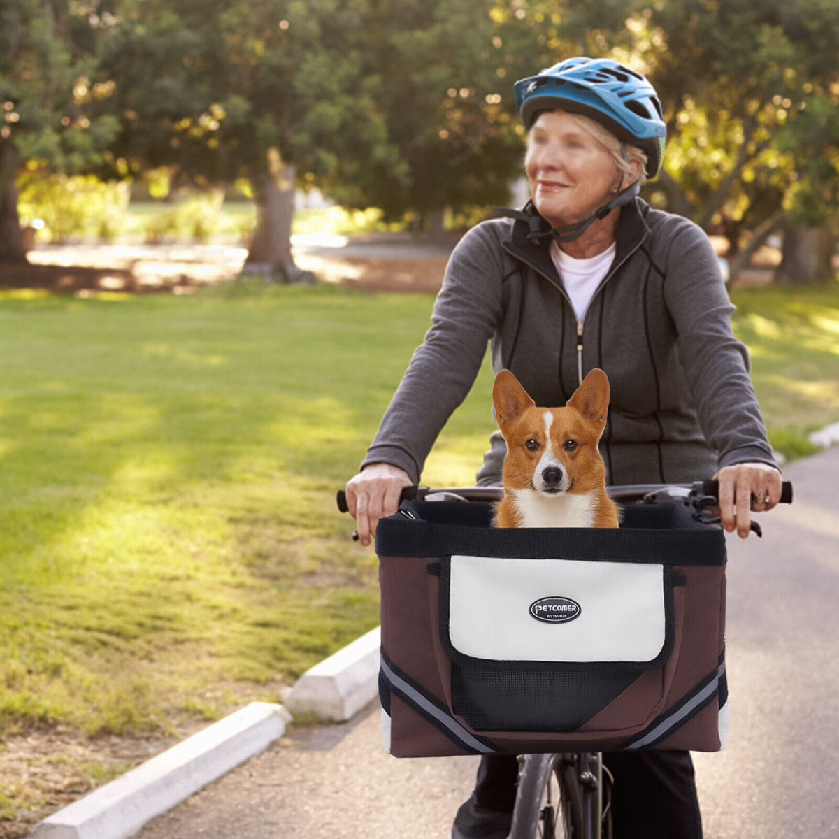 Folding Bike Basket Pet Carrier K225