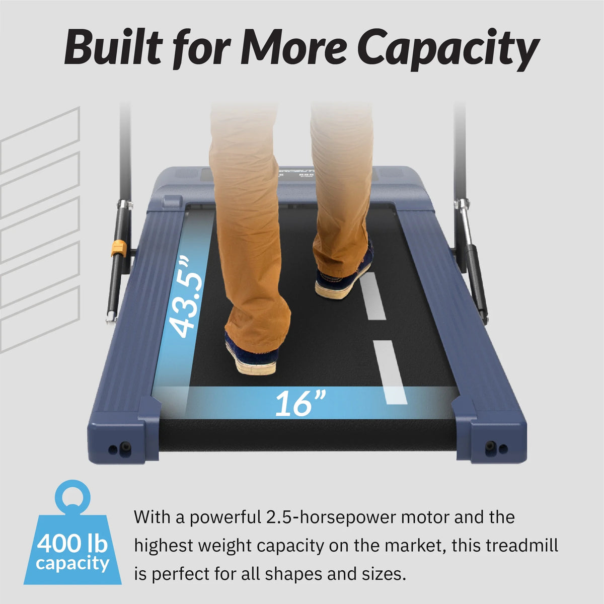 400 lbs. Weight Capacity Treadmill with Incline E146460
