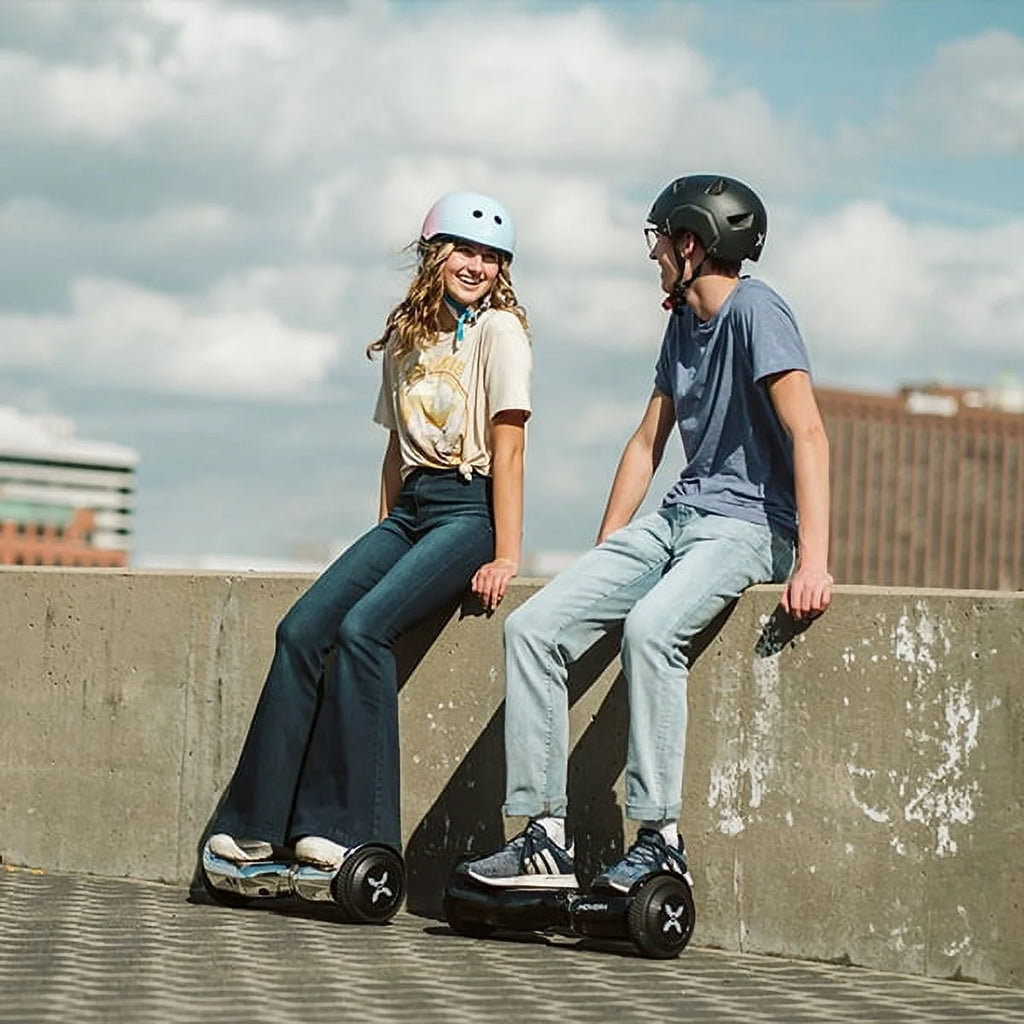 6.5 in LED Wheel Hoverboard, 220 lb Max Weight, Blue M389102