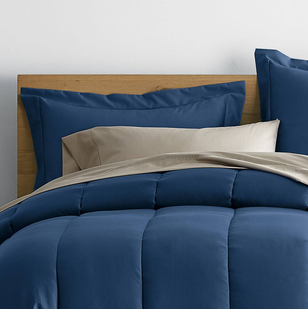 Twin Cotton Sateen Comforter J545