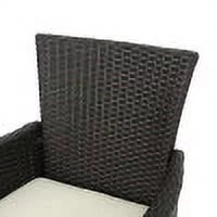 Outdoor Wicker 5 Piece Dining Set with Cushion J11162