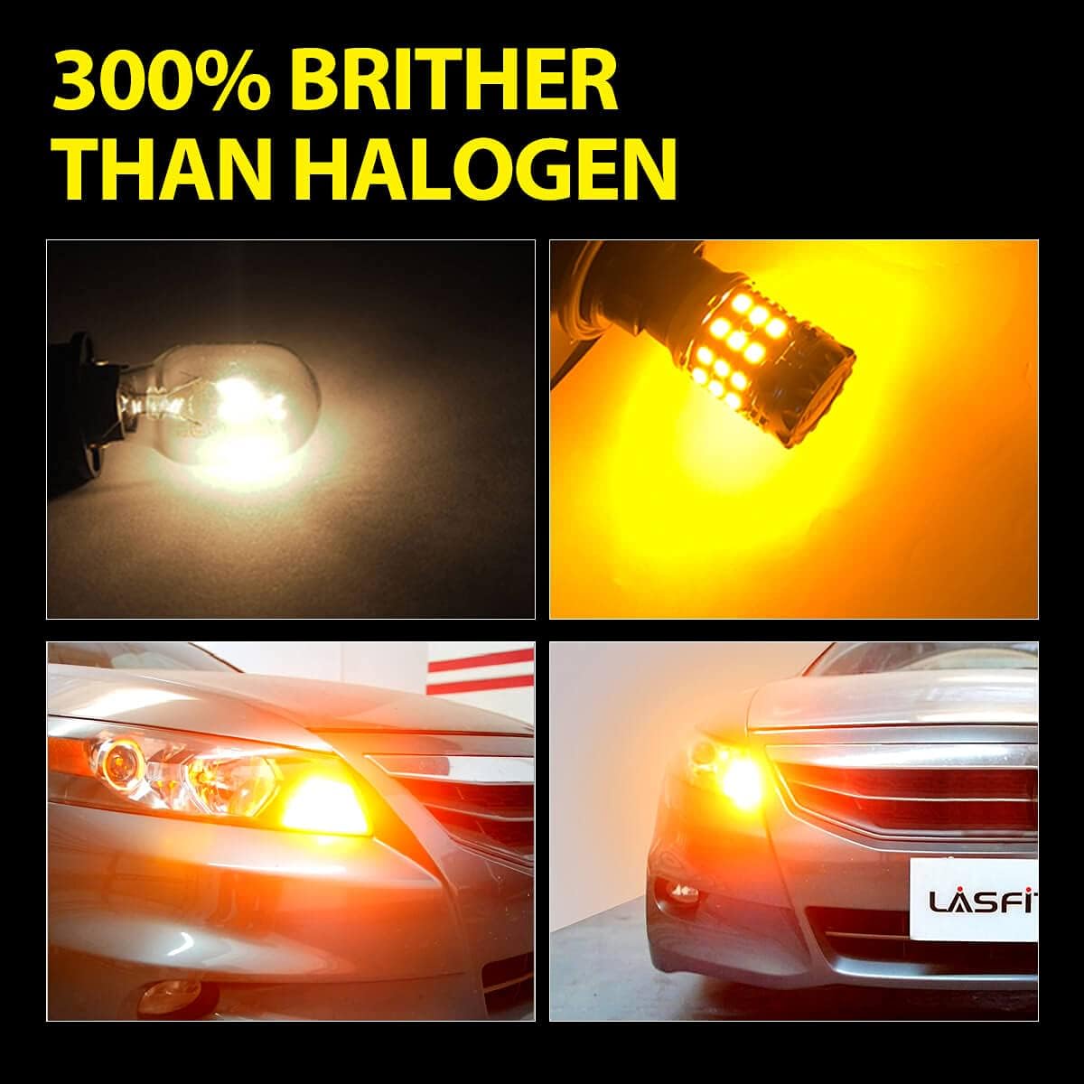3157 LED Bulb Amber/Yellow with Standard Socket K726