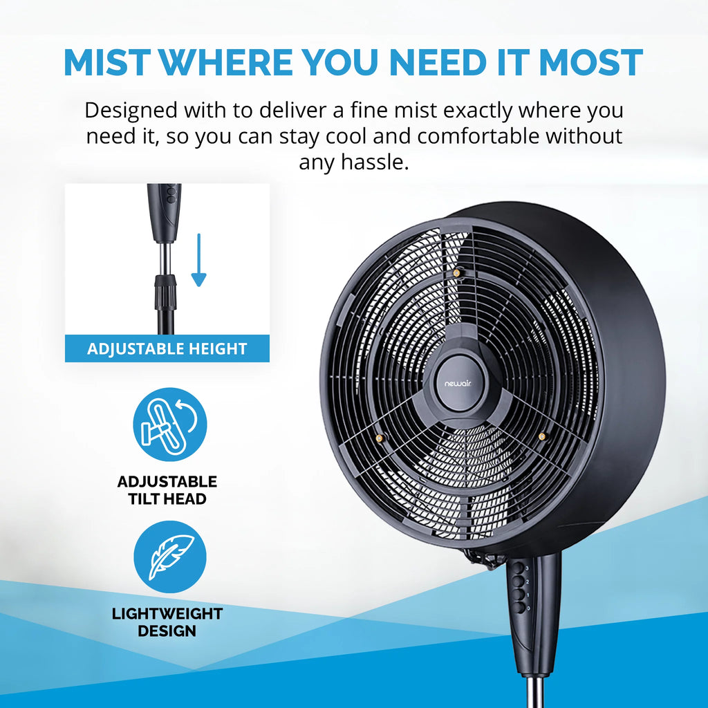 Outdoor Misting Fan & Pedestal Fan M73652