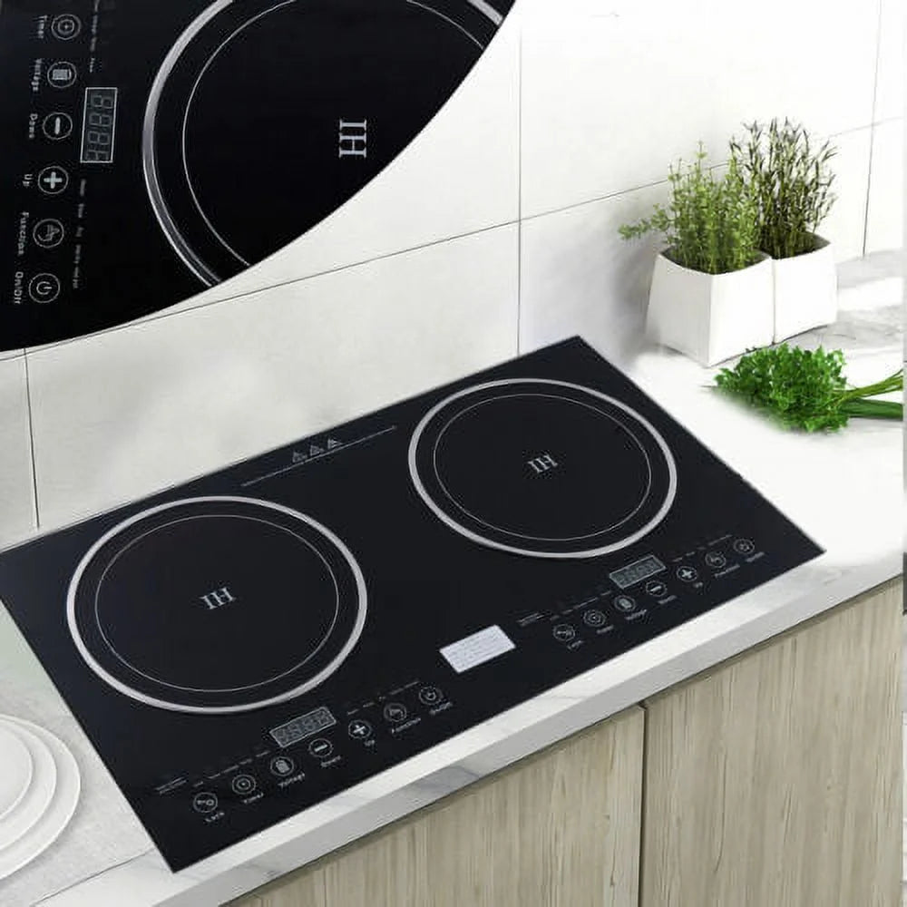Electric Induction 2 Burner Ceramic Cooktop V866