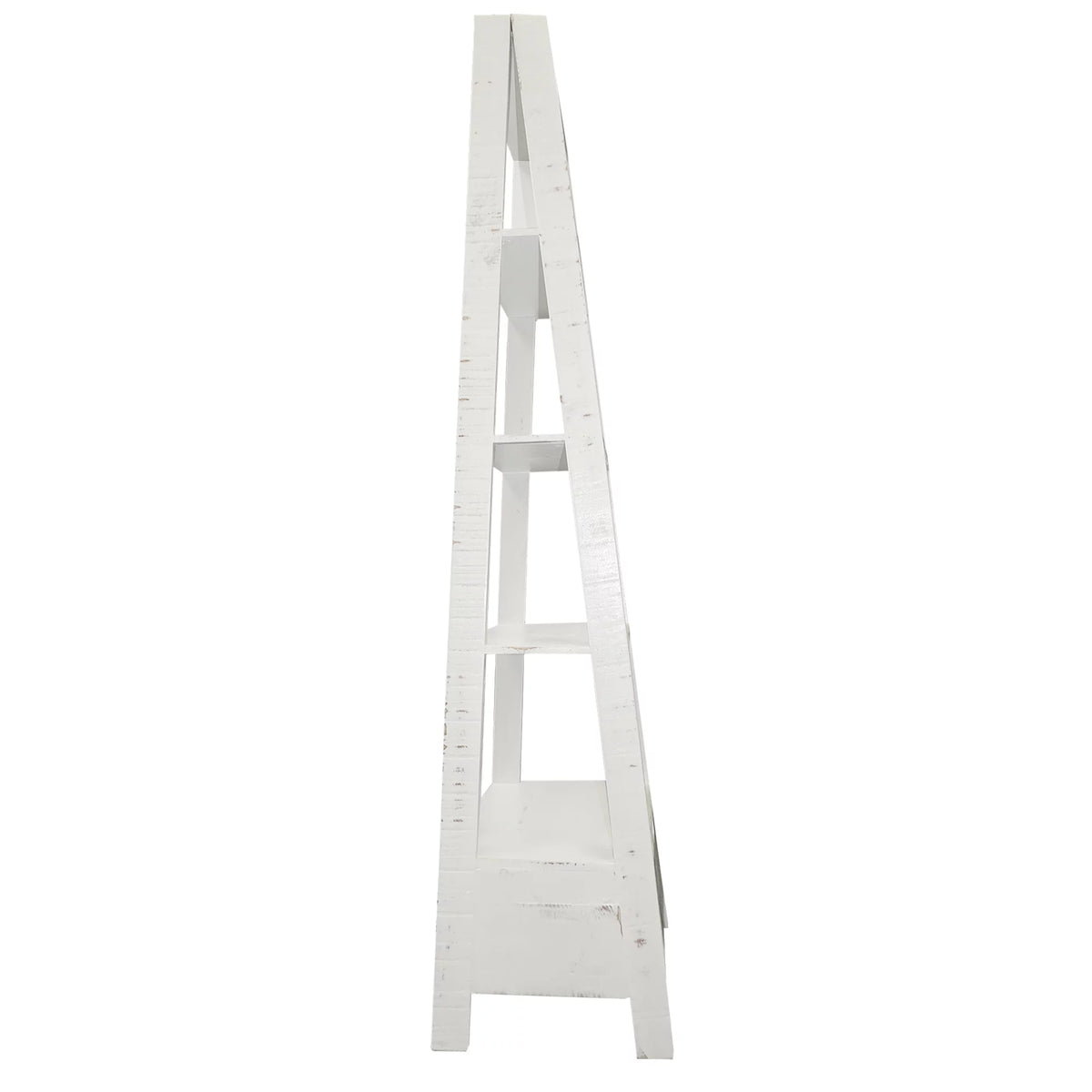 4 Shelf Wooden Ladder Bookcase with Drawer P389