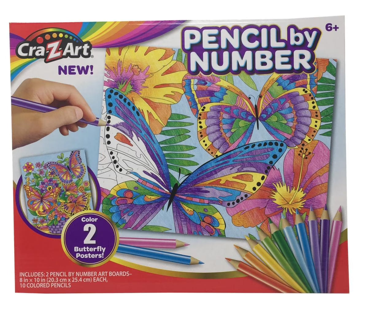 Pencil by Number Butterfly W59247
