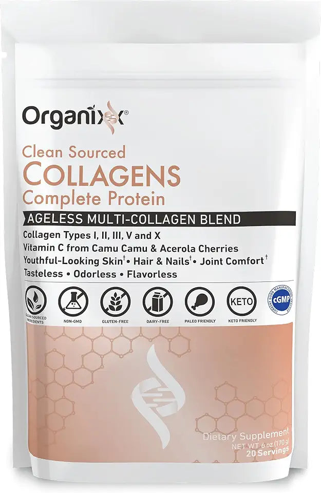 Collagen Peptides Powder with Vitamin C, Unflavored, 20 Servings X56133