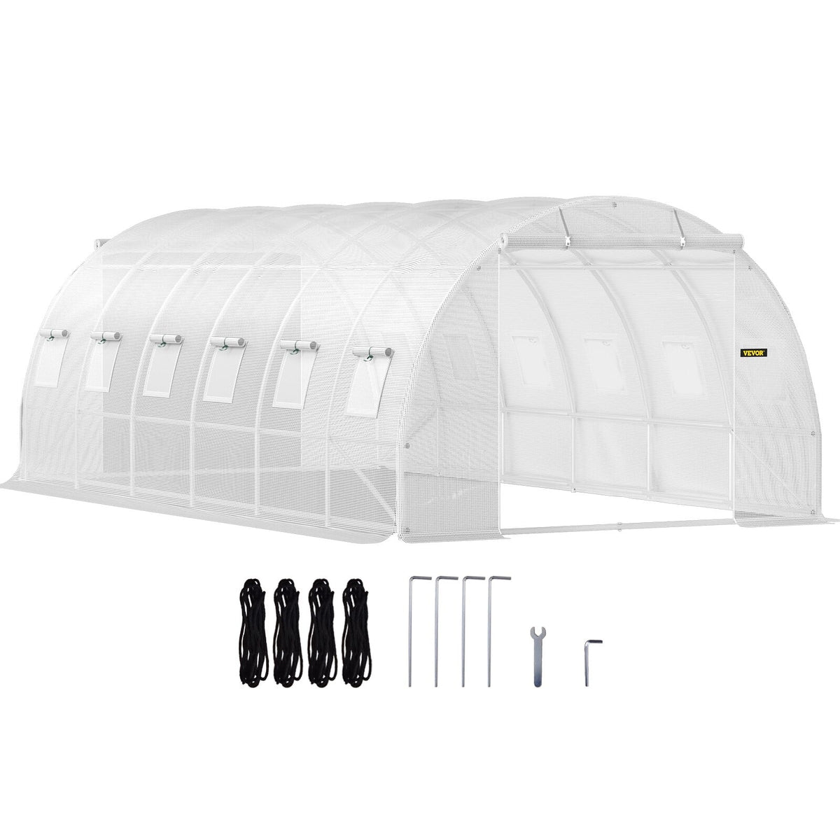 Walk-in Greenhouse Galvanized Frame N27436