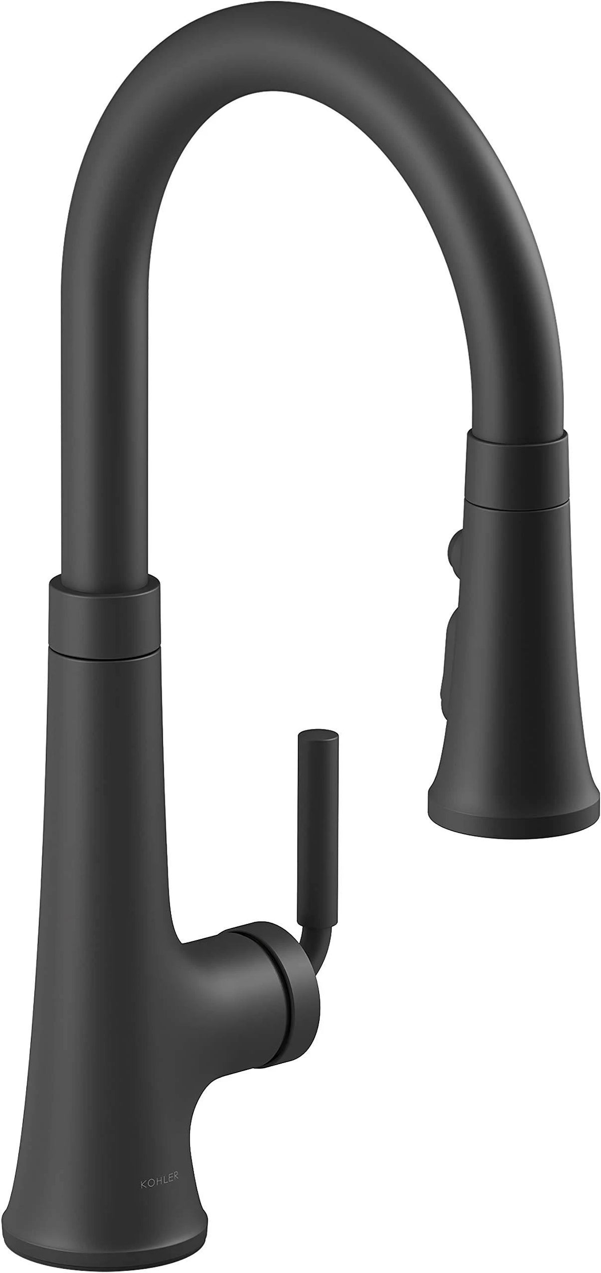 Matte Black Pull-Down Kitchen Sink Faucet Y67199