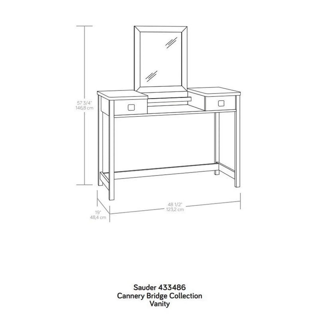 Bedroom Vanity with Mirror T465