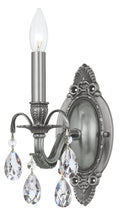 Spectra Crystal Pewter Sconce C29032